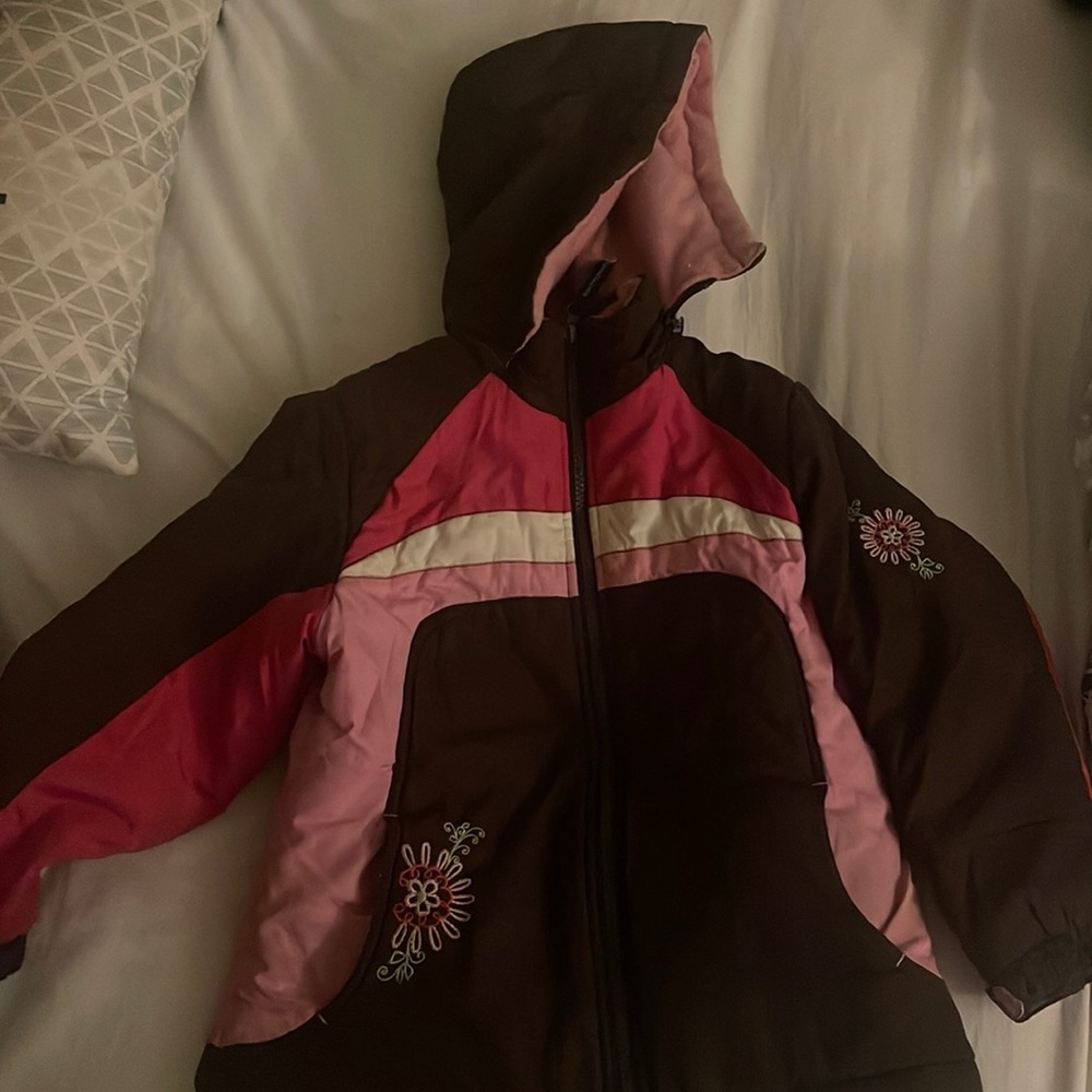 Cute puffer jacket for little girl